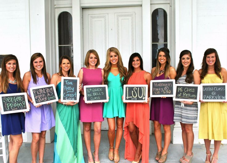 Best Picture Inspiration for the bride and her bridesmaids